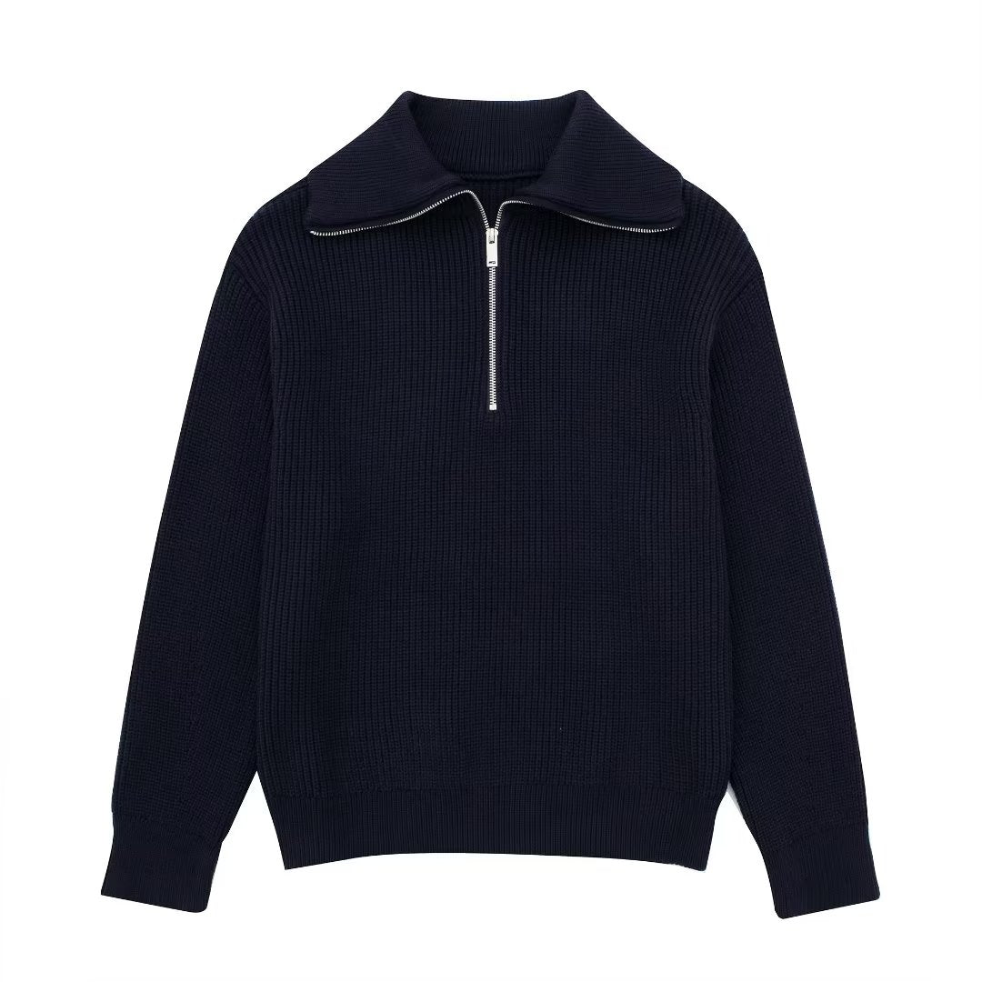 Holly Quarter Zip Sweater