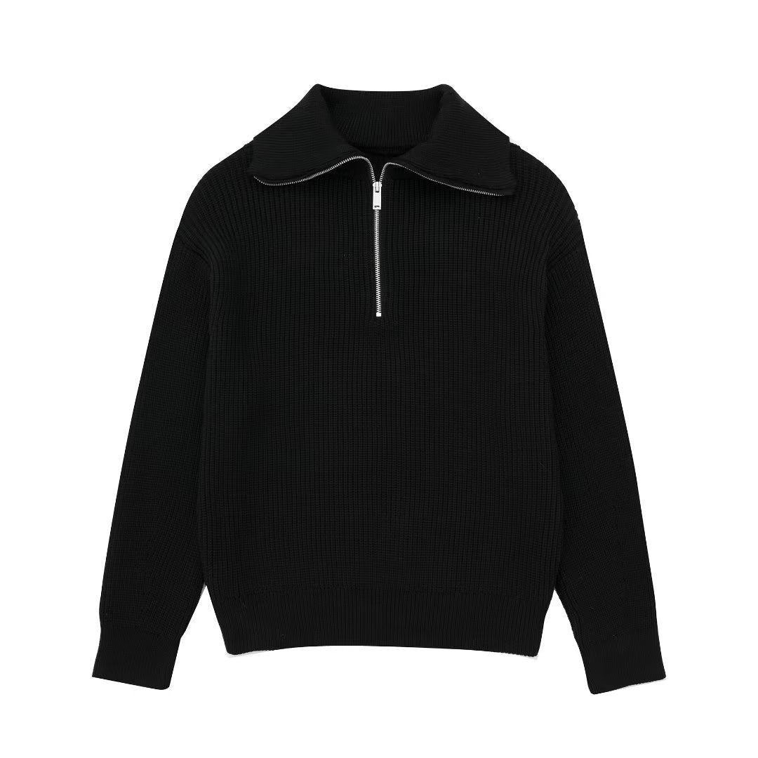 Holly Quarter Zip Sweater