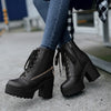 Platform high top Martin boots