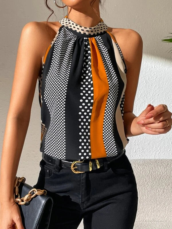 Back Halter - Blouse