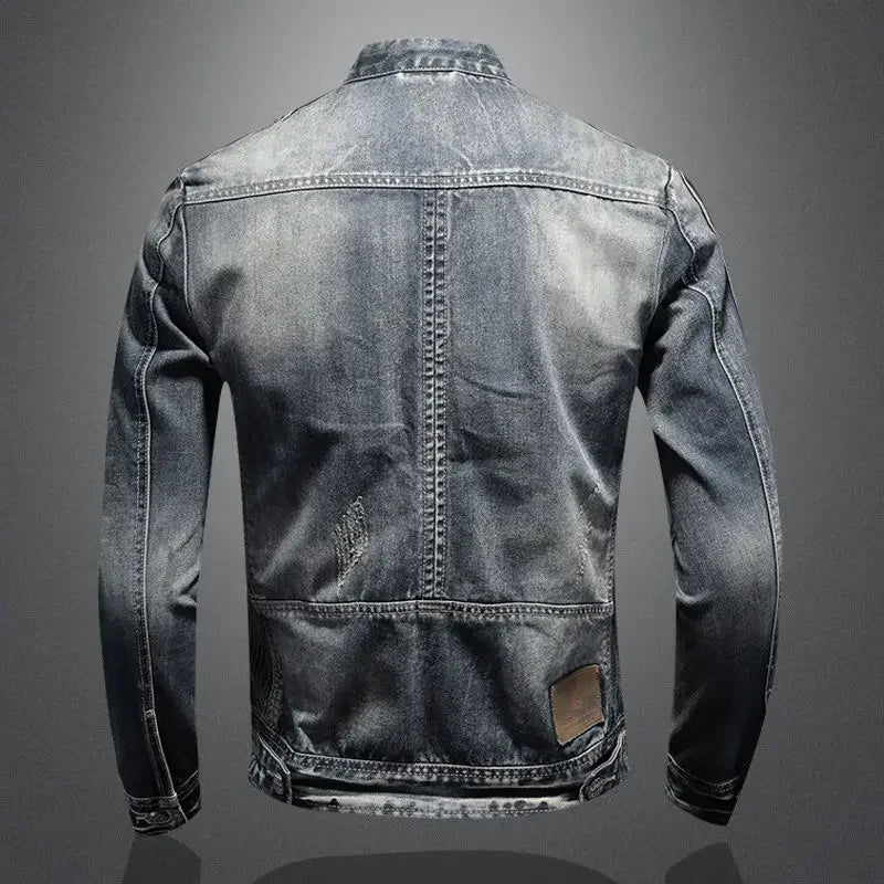 men's denim top