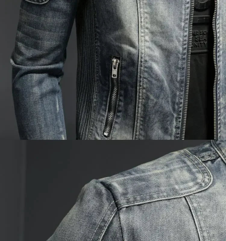 men's denim top