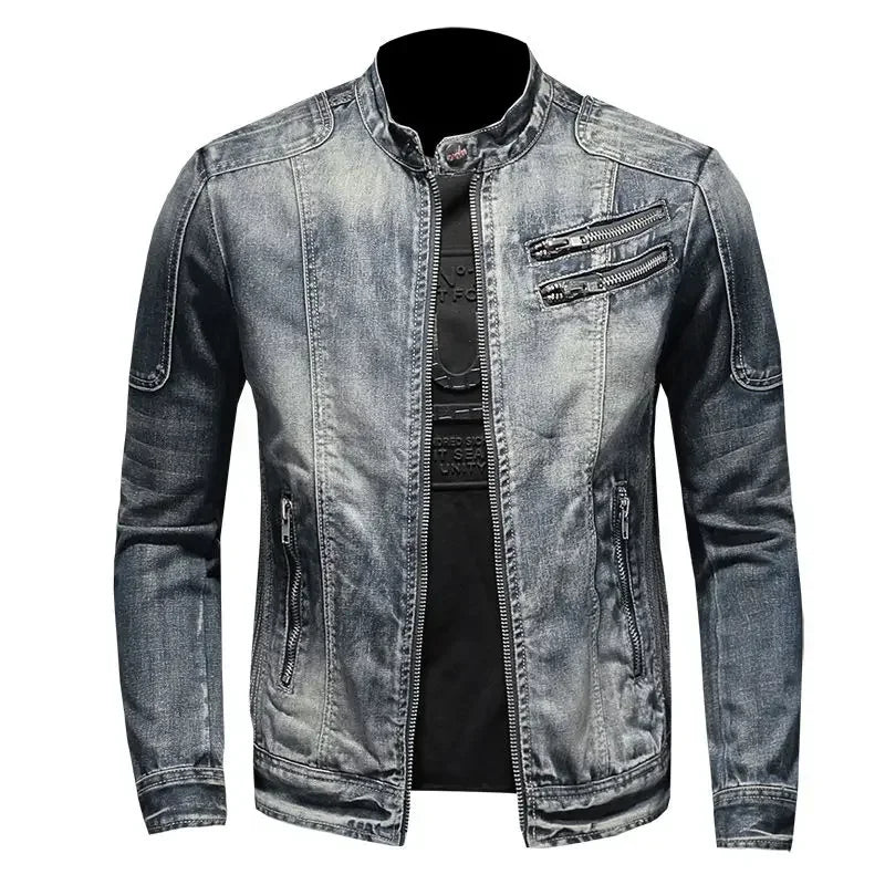 men's denim top