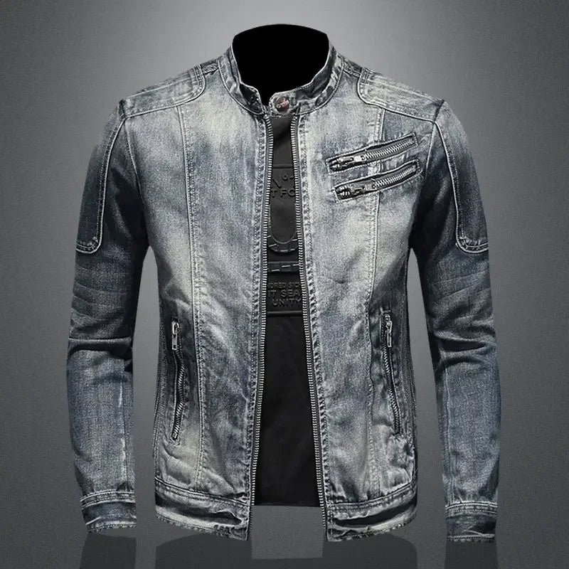 men's denim top