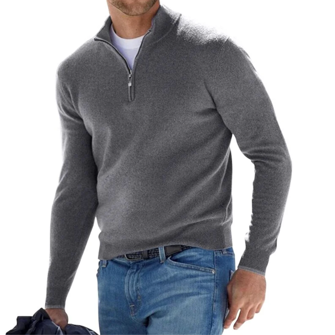 JOSHUA | STYLISH HALF-ZIP SWEATER