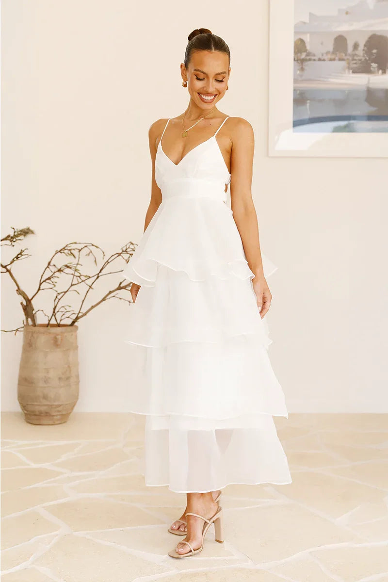 Shayla Maxi Dress - White