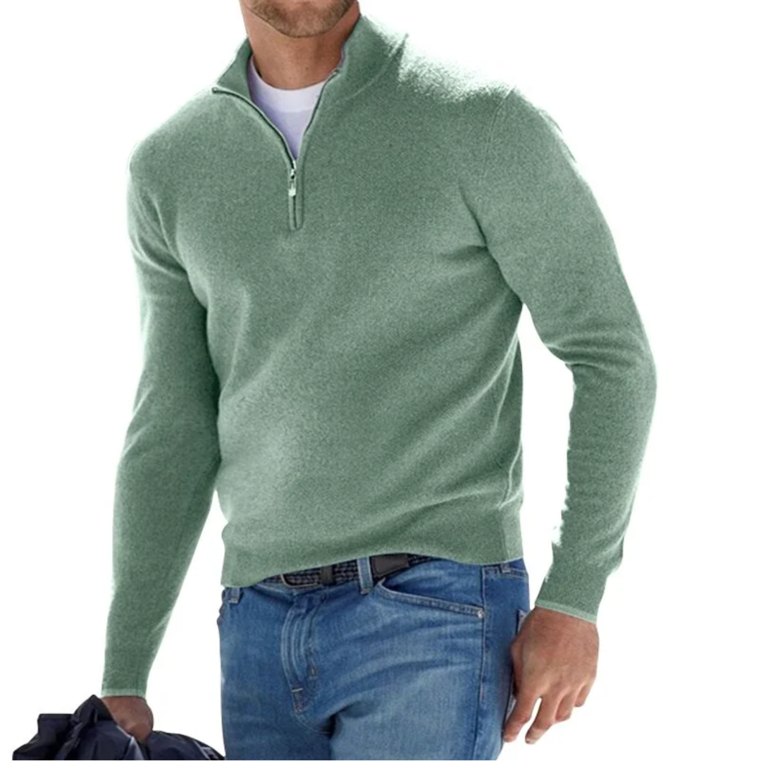 JOSHUA | STYLISH HALF-ZIP SWEATER