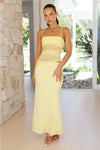 Louella Maxi Dress - Yellow