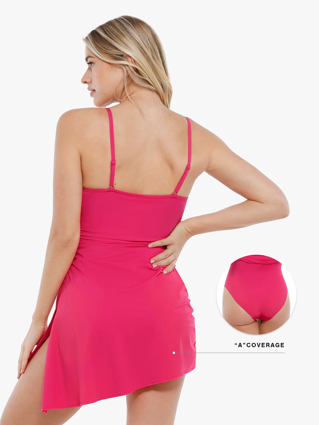 Shapewear Ruched Convertible One-Piece Swimsuit