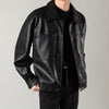 Motorcycle PU Jacket Casual Handsome Spring And Autumn Leather Jacket