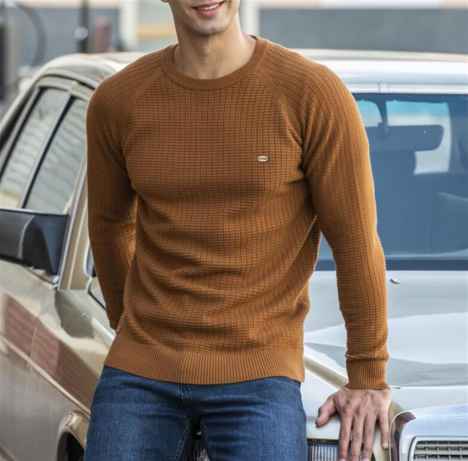 HENRY | ROUND NECK SWEATER FOR MEN