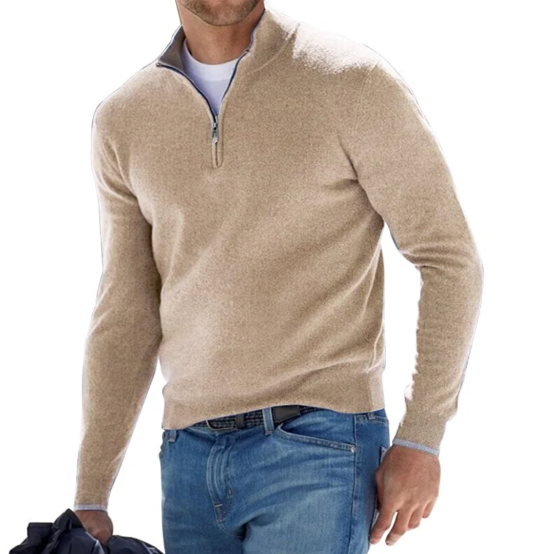 JOSHUA | STYLISH HALF-ZIP SWEATER