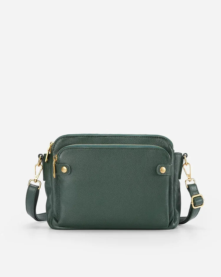 3-Layer Leather® - Leren crossbody schoudertas