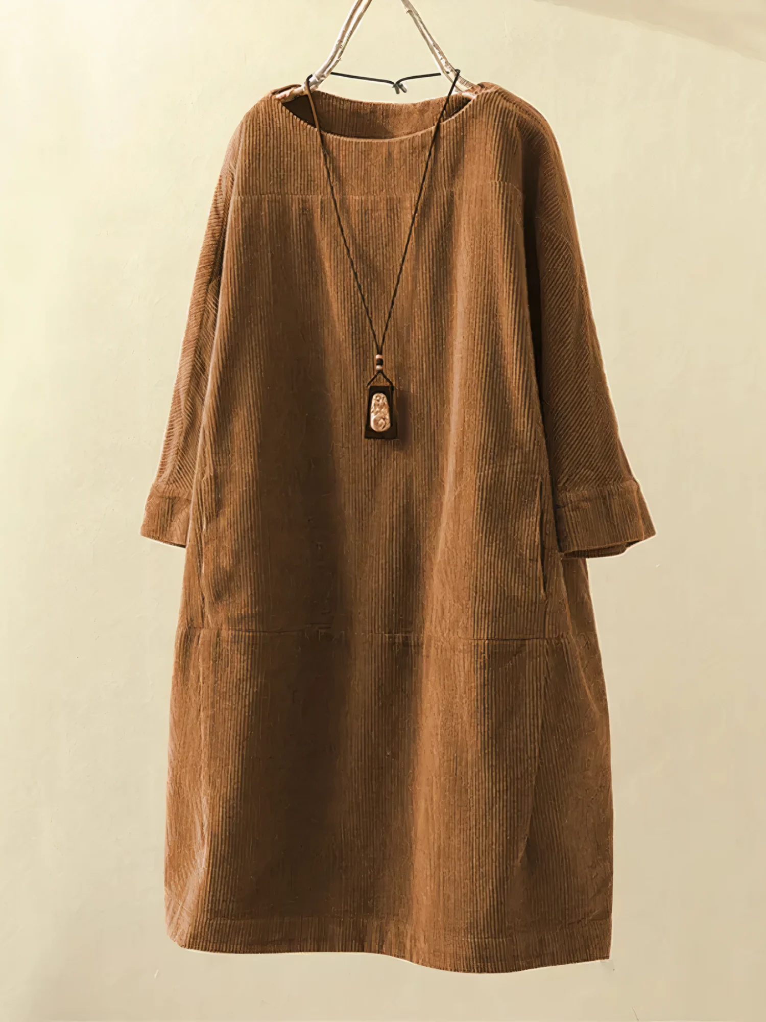 NANCY | COMFORTABLE CORDUROY DRESS