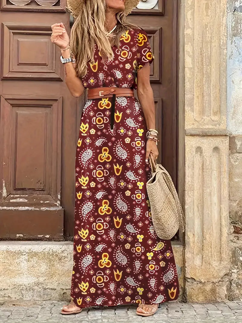 AURORA | FLORAL MAXI DRESS