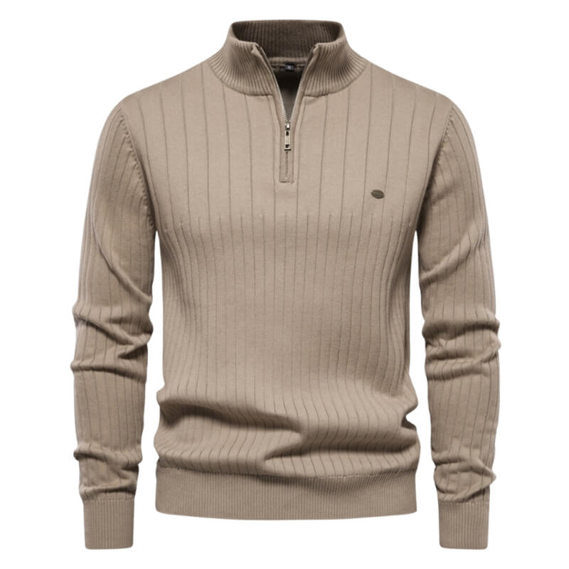 RICCI | CASUAL HALF-ZIP SWEATER