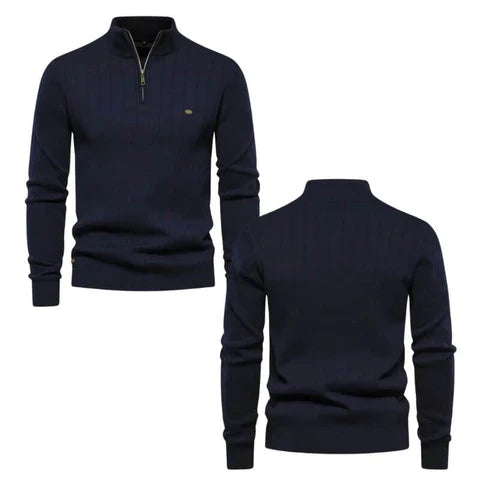 RICCI | CASUAL HALF-ZIP SWEATER