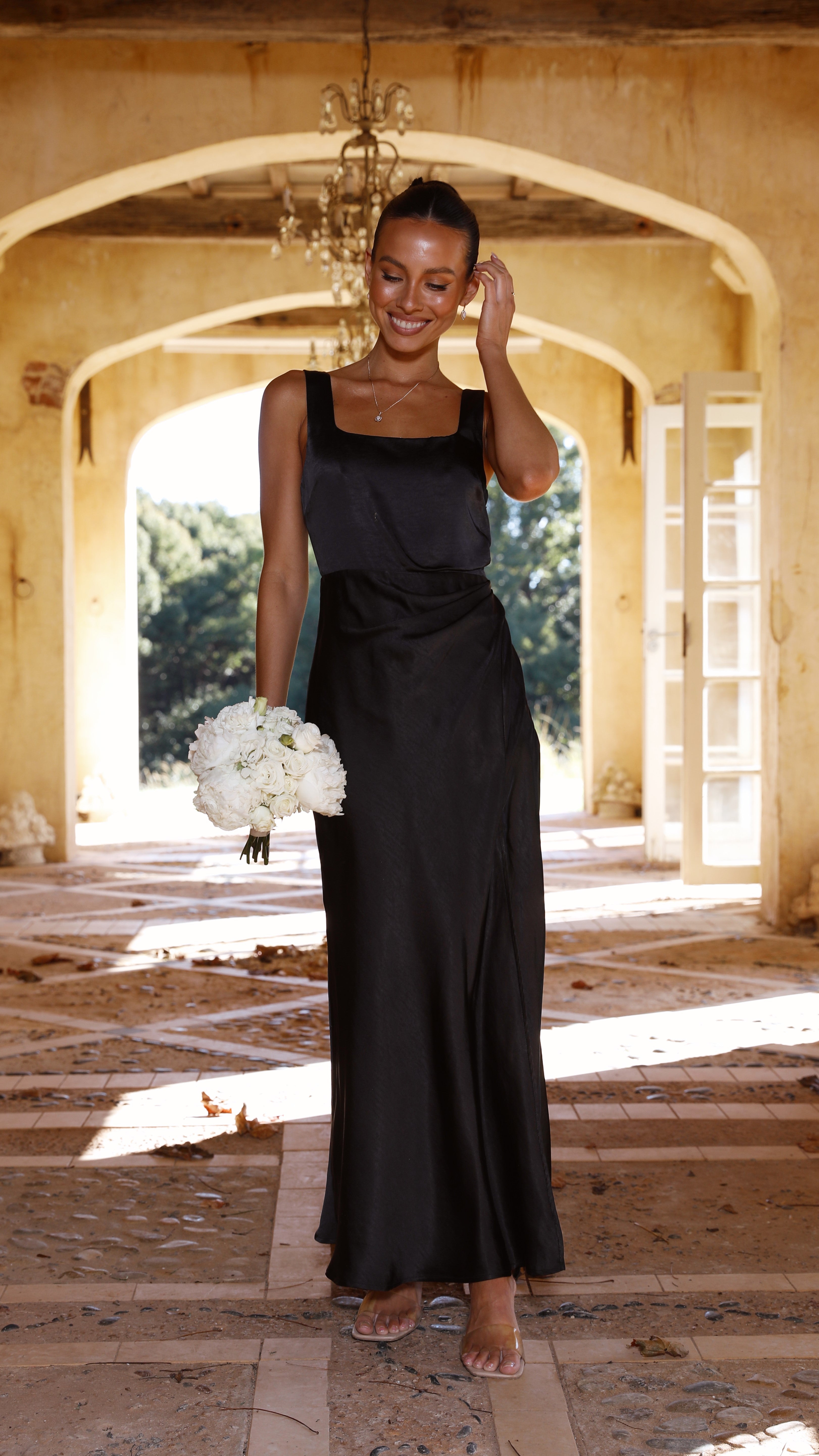 Alaria Maxi Dress - Black