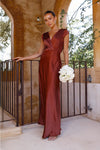 Selma Maxi Dress - Rust