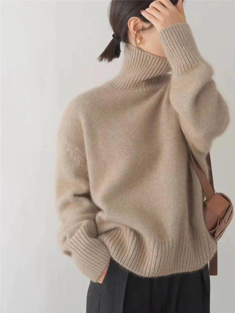 LINETTE | CASHMERE TURTLENECK SWEATER