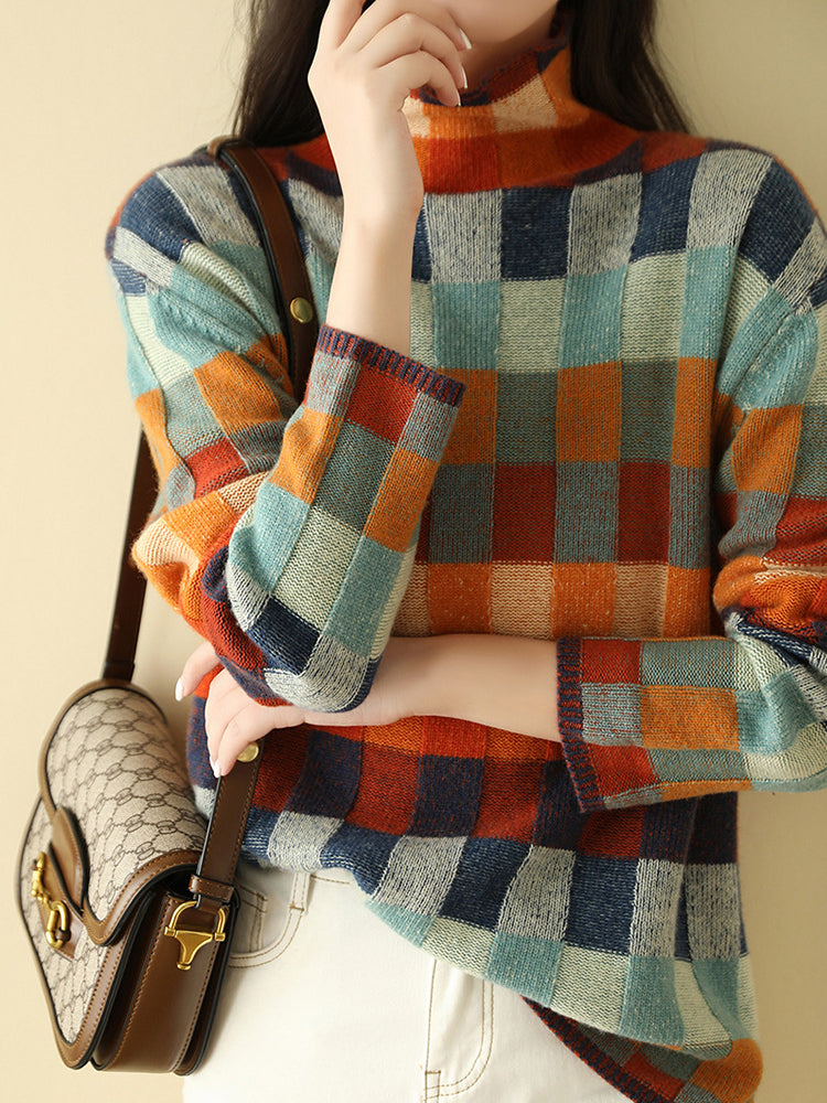 AGATHA | COLORFUL CASHMERE SWEATER