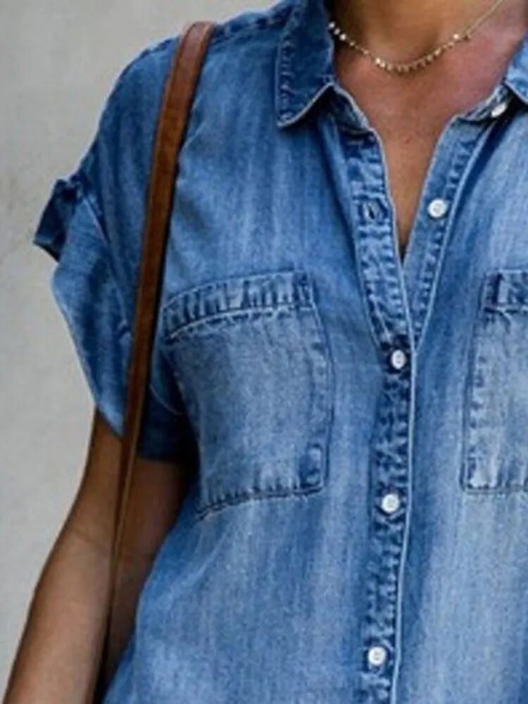 Denim Shirt Dress