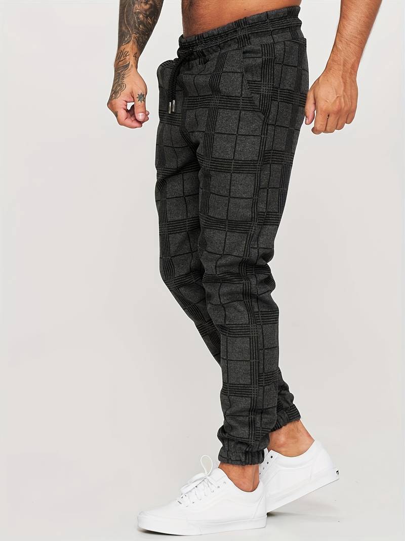 STEFANO | CHECKERED JOGGER PANTS