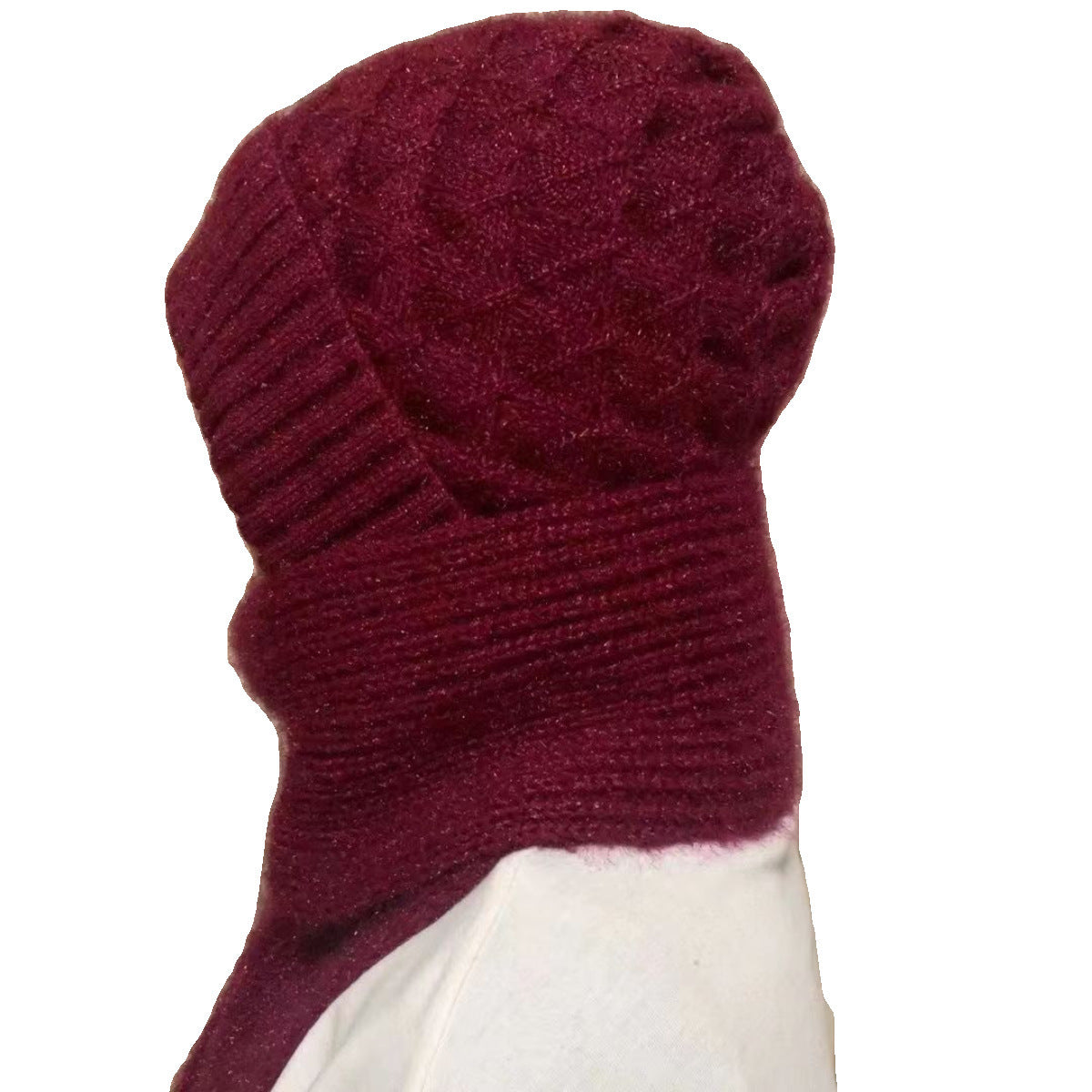 Squirrel-velvet Knitting Needle Woven Women's Warm Internet Famous Hat