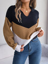 Women's Fashion Long Sleeve Knitted Sweater