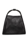 Grote leren shopper - Black