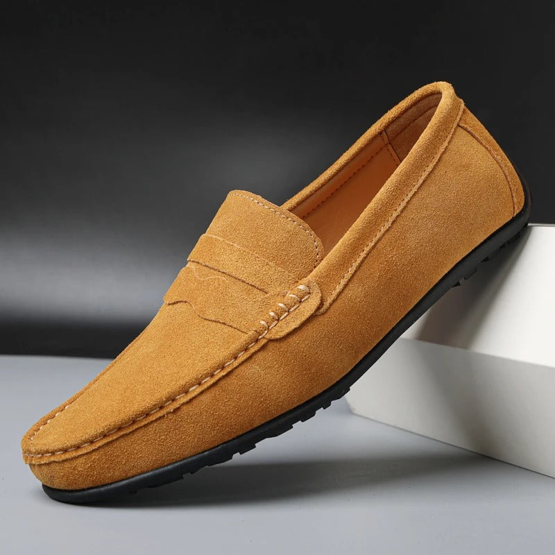 CHARLES SUEDE LOAFERS