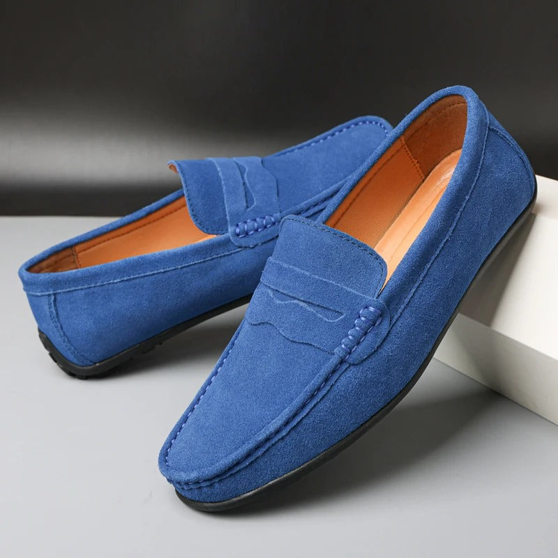 CHARLES SUEDE LOAFERS