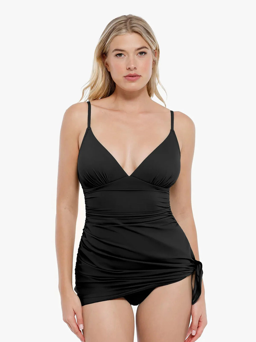 Shapewear Ruched Convertible One-Piece Swimsuit