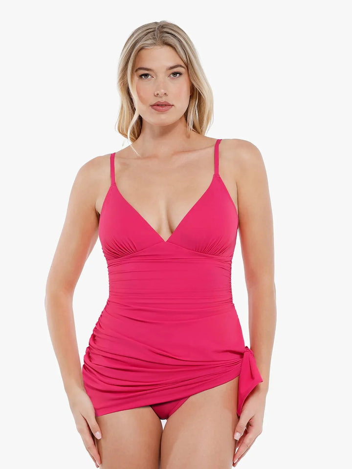 Shapewear Ruched Convertible One-Piece Swimsuit