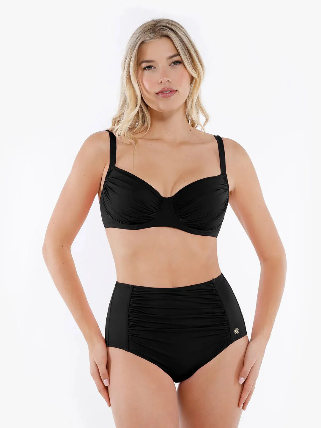 Shapewear Ruched Underwire Bikini Top