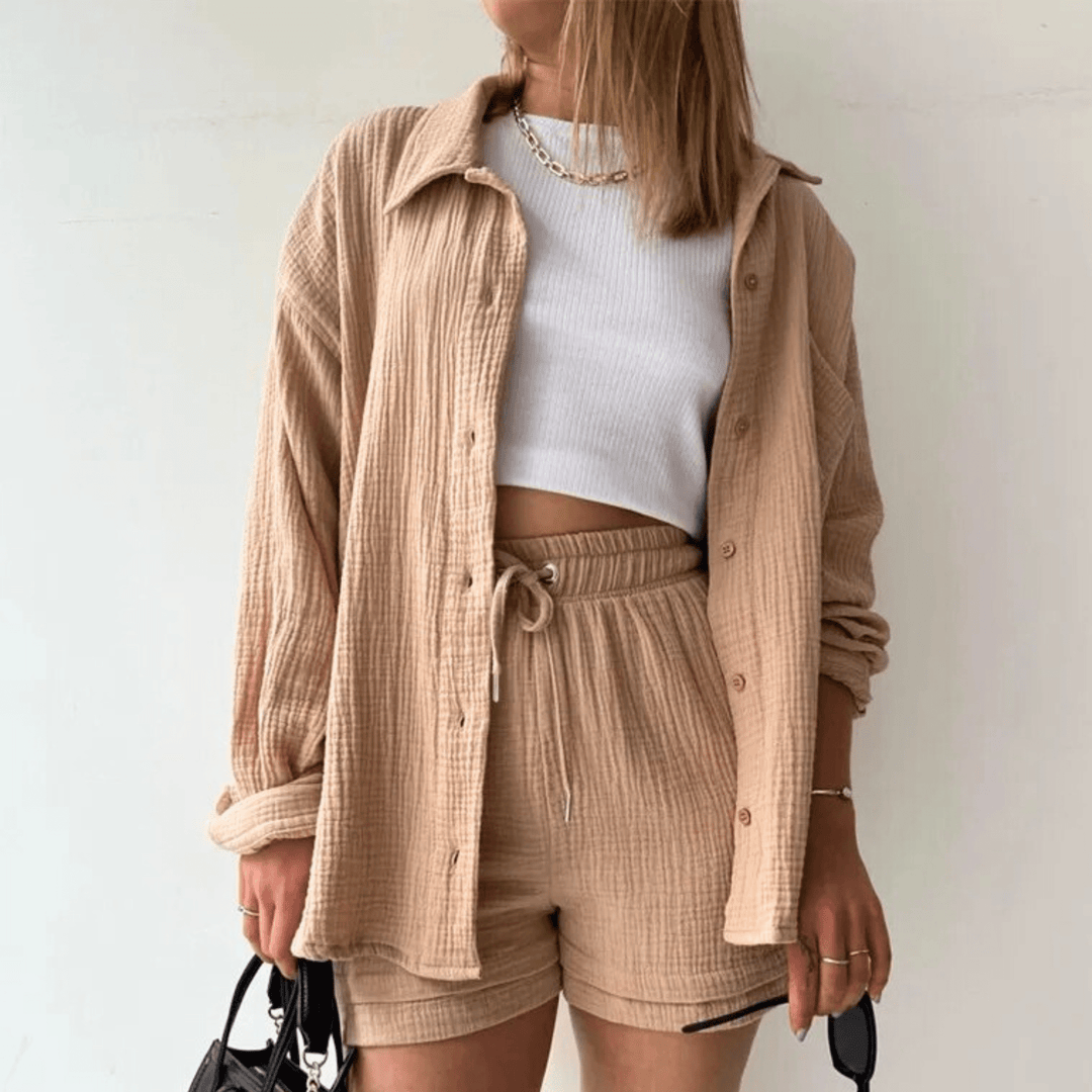 Coastal Dune Two‑Piece Set