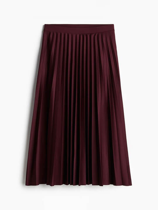 Luxe Ensemble Knitted Vest & Pleated Skirt Set – Effortless Chic, Unmatched Sophistication