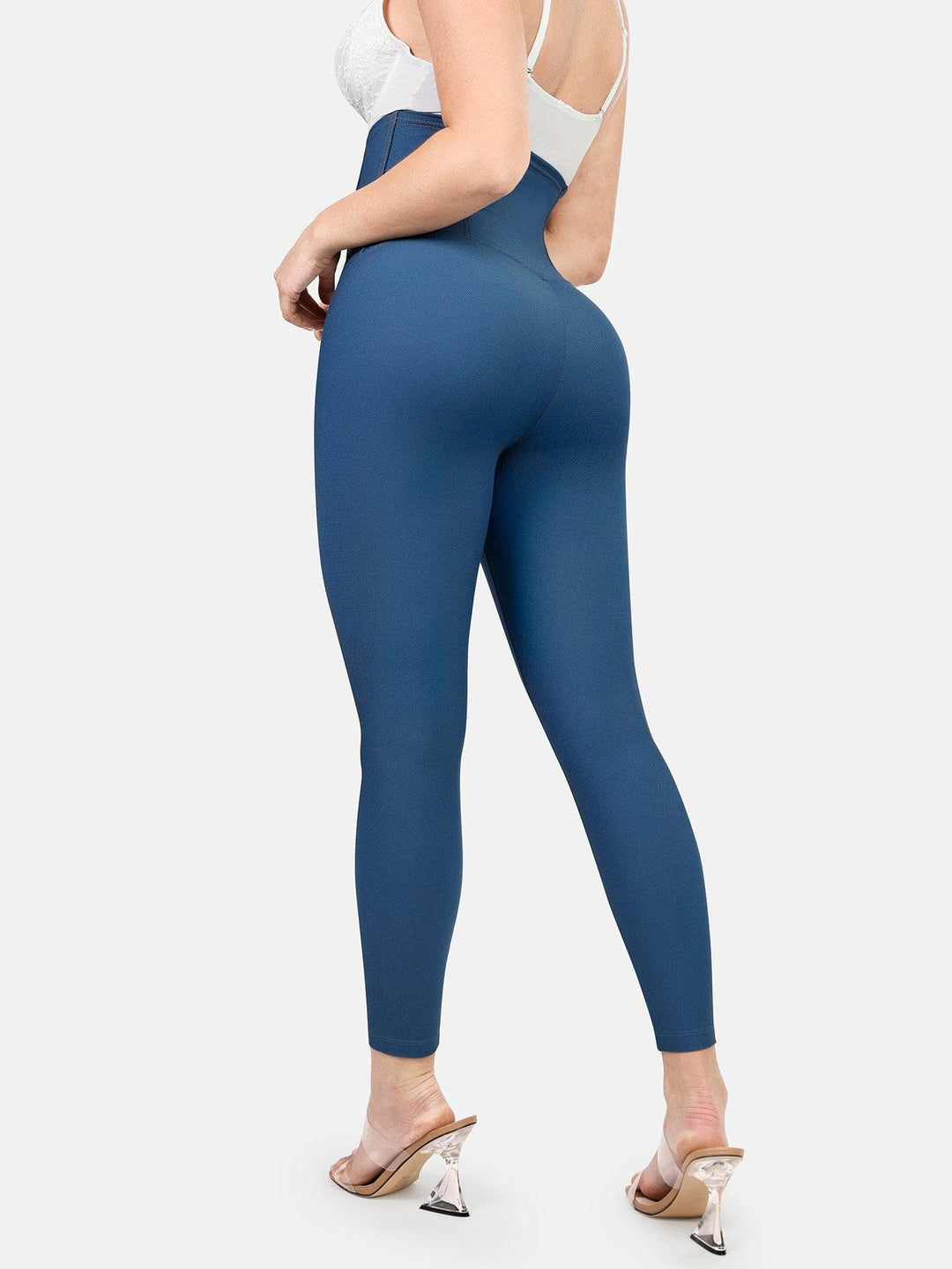 Shapewear High-Waist Tummy Control Denim Leggings