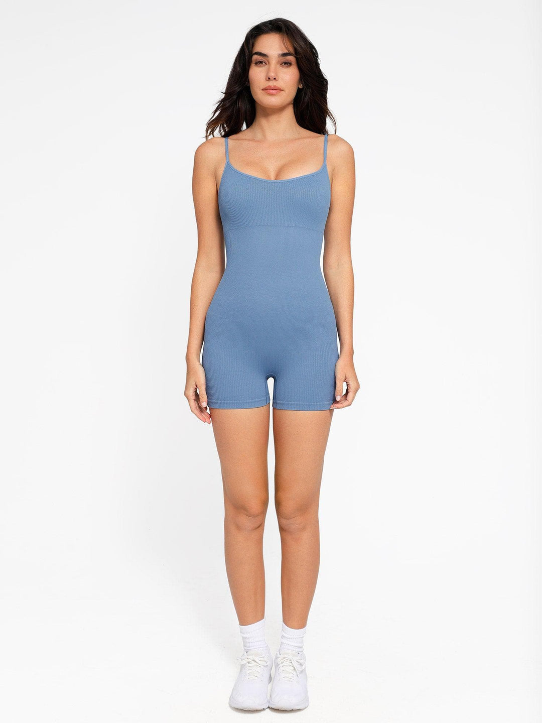 Shapewear Seamless Rib Strappy Romper