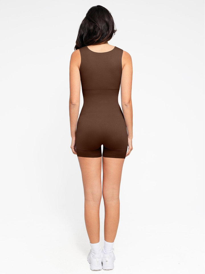 Shapewear Seamless Sweetheart Neckline Romper