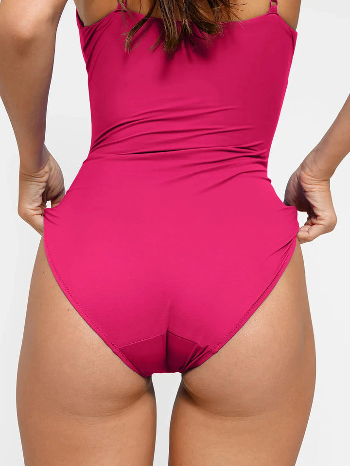 Shapewear Plunging V Slimming One-Piece Swimsuit