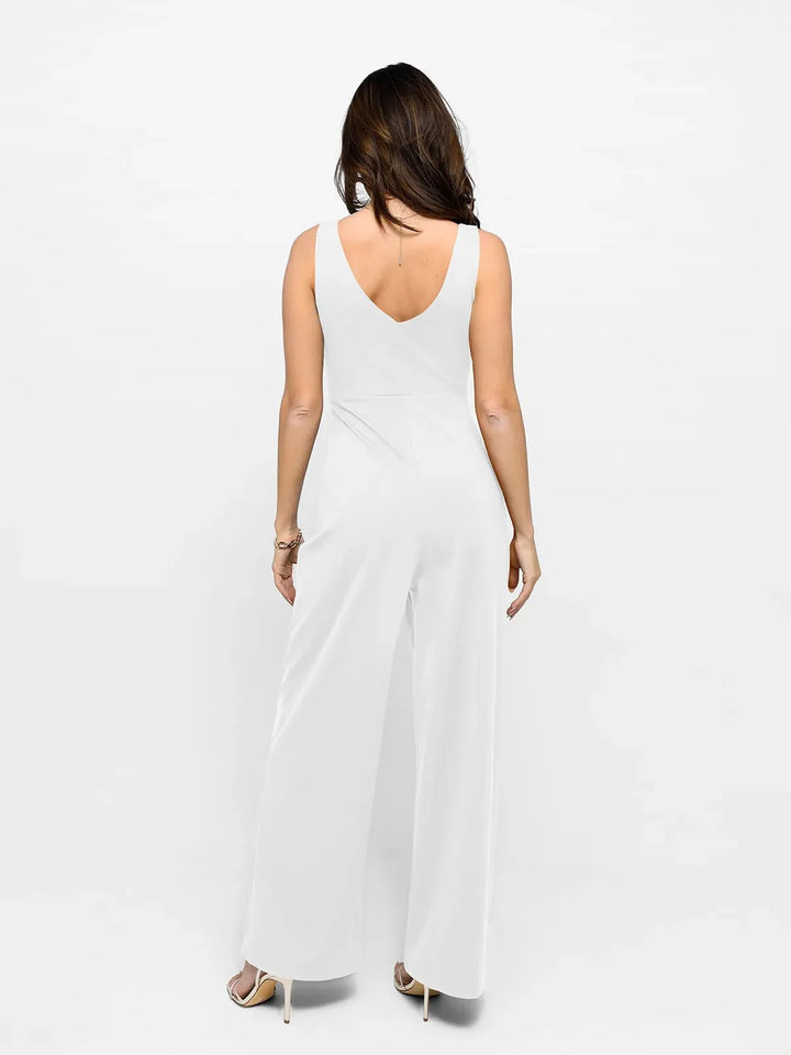 Shapewear Slimming Wide-Leg Jumpsuit