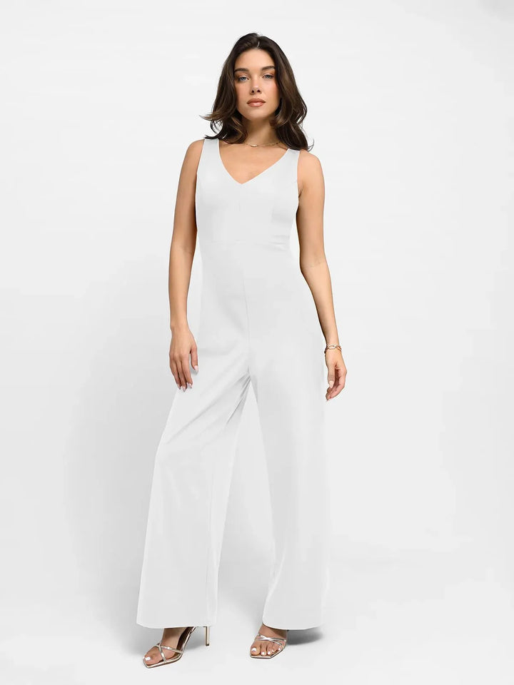 Shapewear Slimming Wide-Leg Jumpsuit