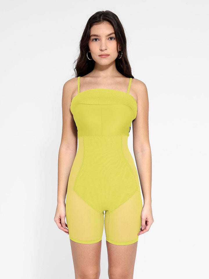 Shapewear Solid Modal Butt Lift Mini Slip Dress