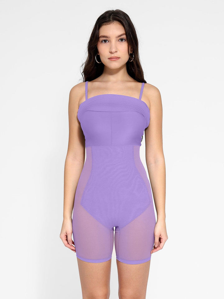 Shapewear Solid Modal Butt Lift Mini Slip Dress