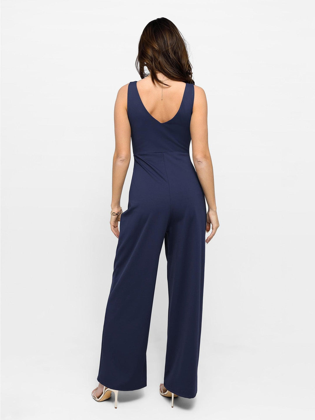 Shapewear Slimming Wide-Leg Jumpsuit