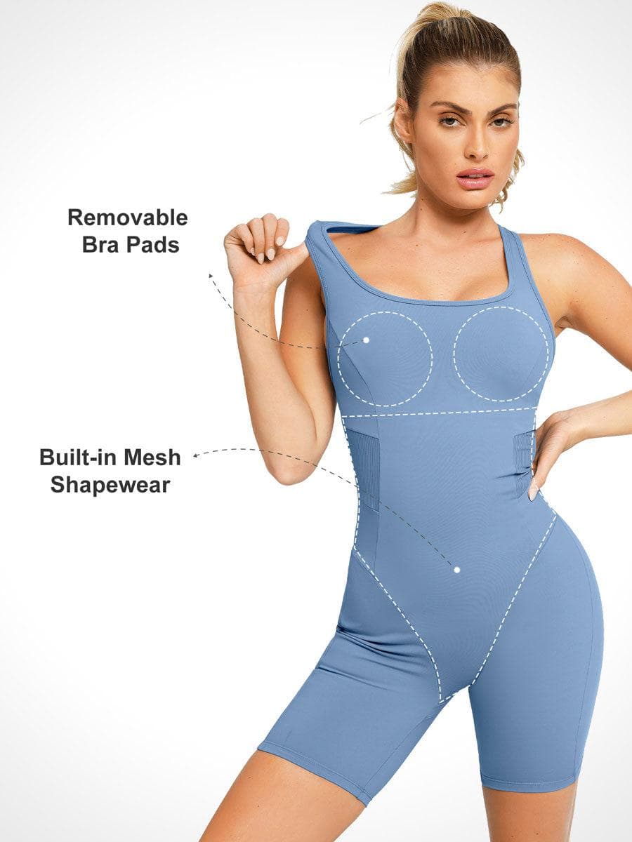 Shapewear Slimming Racerback Romper