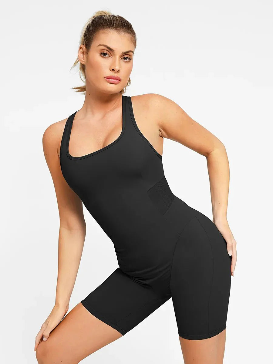 Shapewear Slimming Racerback Romper