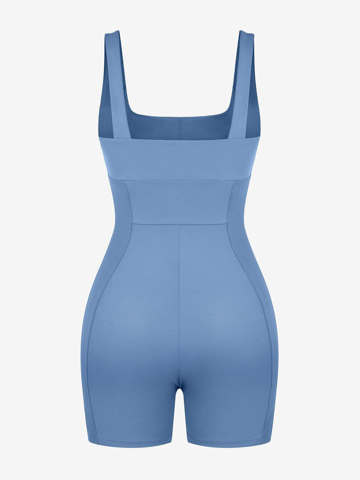 Shapewear Square Neck Strappy Romper