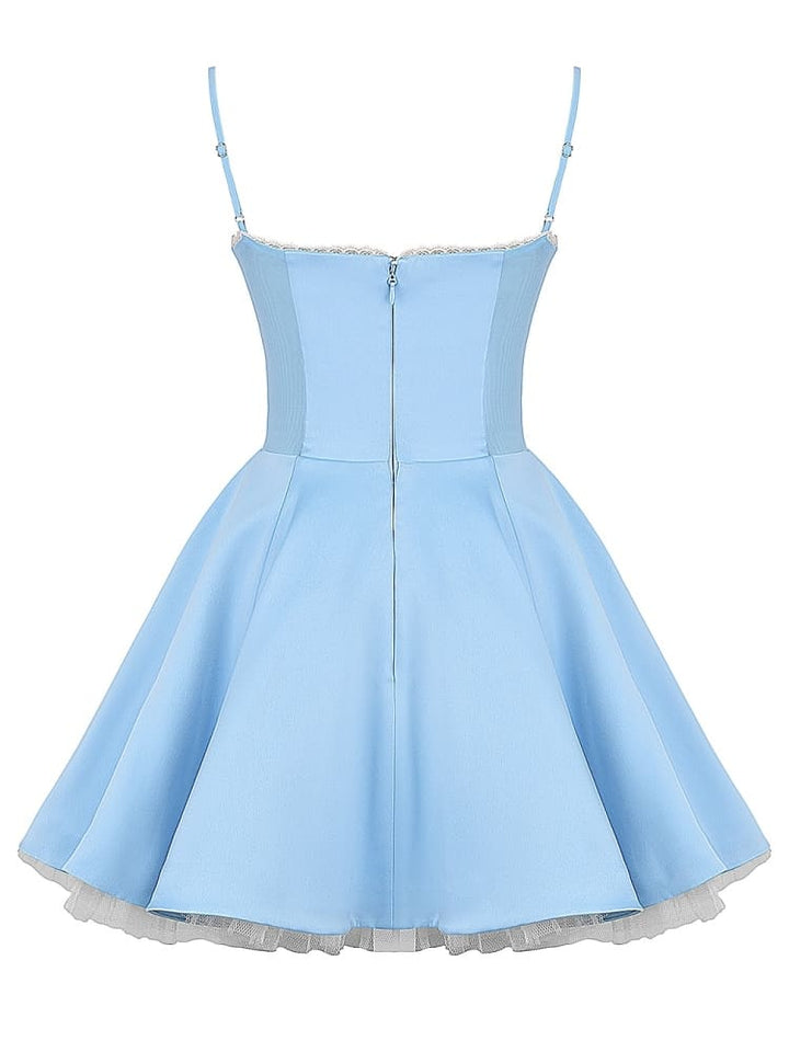 Cinderella Blue Tulle Mini Dress